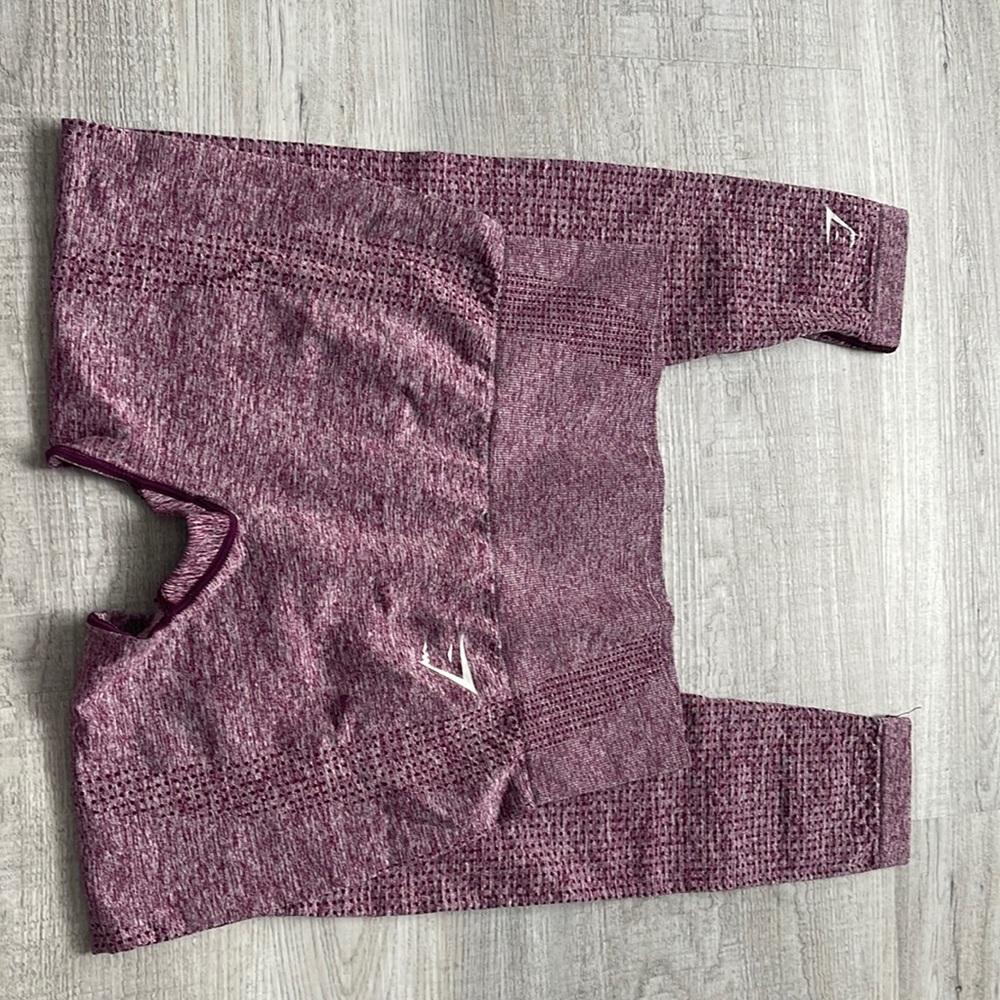 Maroon vital seamless gymshark leggings
